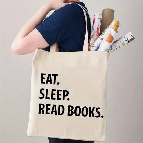 Eat Sleep Read Books Tote Bag