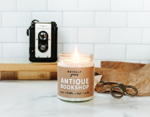 Antique Bookshop candle