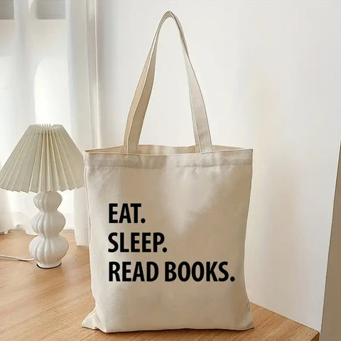 Eat Sleep Read Books Tote Bag