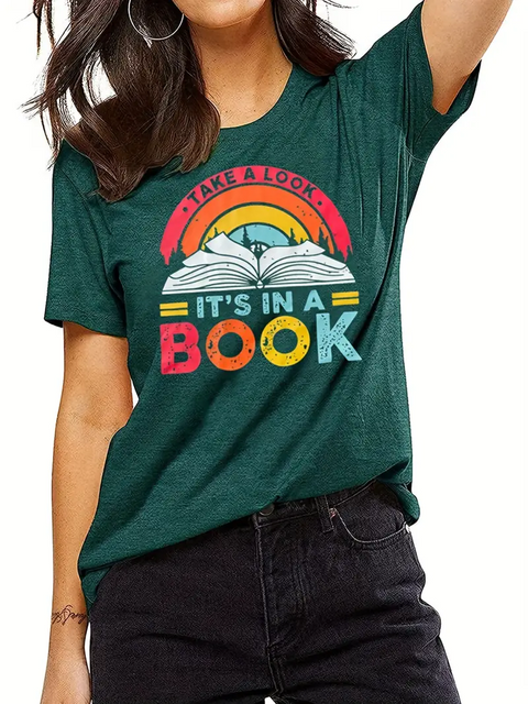 Take a Look It's in a Book T-Shirt Reading Rainbow