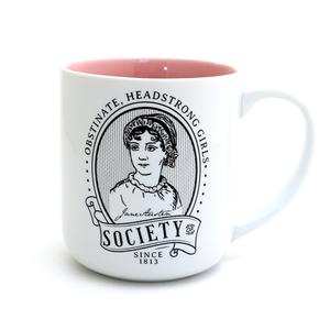 Jane Austen Society of Obstinate, Headstrong Girls | Mug with Color Inside