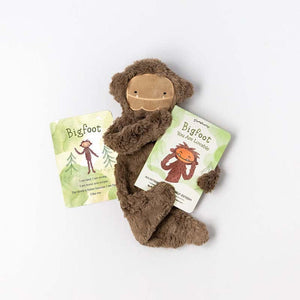 Bigfoot Snuggler Set with Intro Board Book & Affirmation Card