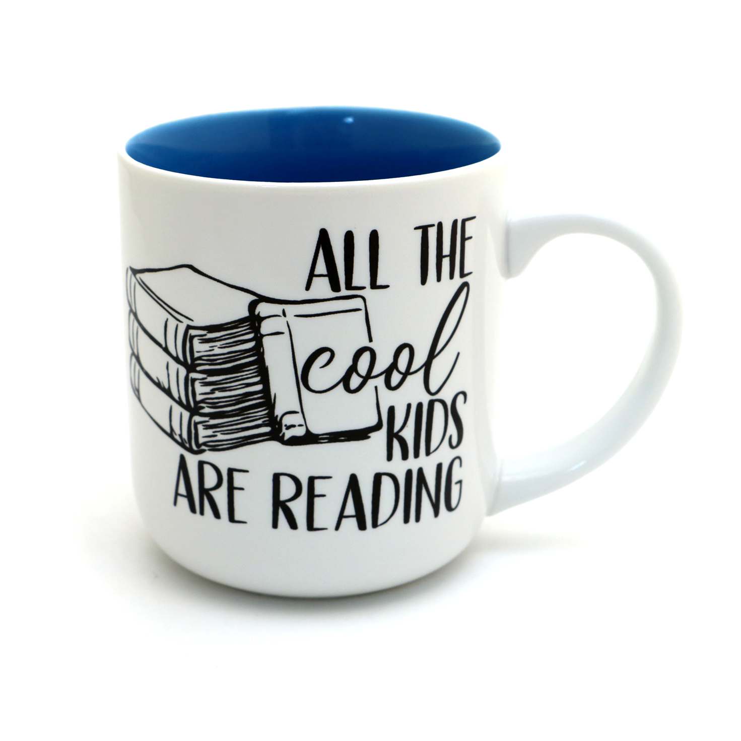 Cool Kids are Reading Banned Books | Mug with Color Inside