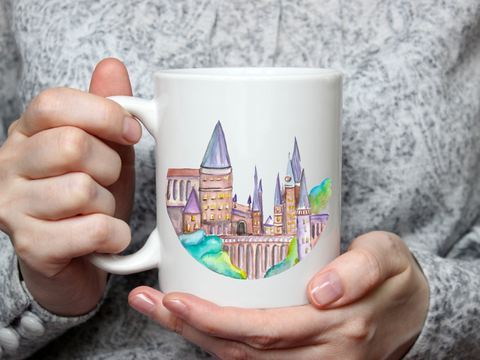 Wizarding Castle | Colorful Double-Sided Mug