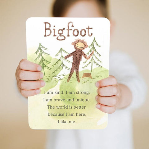 Bigfoot Kin Set with Intro Board Book & Affirmation Card